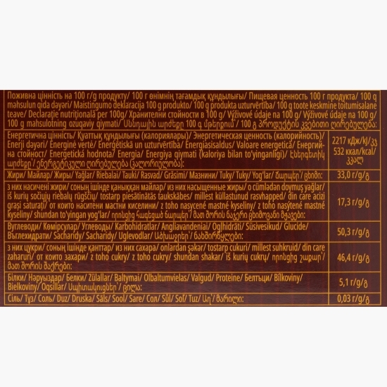 Bomboane de ciocolată neagră Assortment Classic 154g