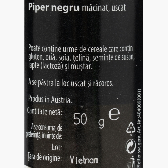 Piper negru măcinat 50g