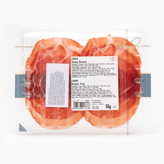 Coppa feliată fără gluten 50g