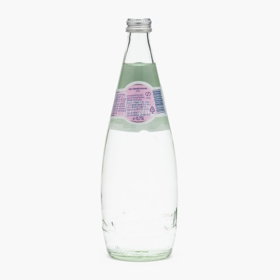 Apa minerală naturală plată, sticlă, 0.75l