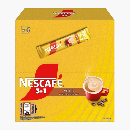 3în1 Mild plicuri, 24x15g, mix de cafea instant