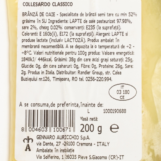 Brânză Collesardo 200g