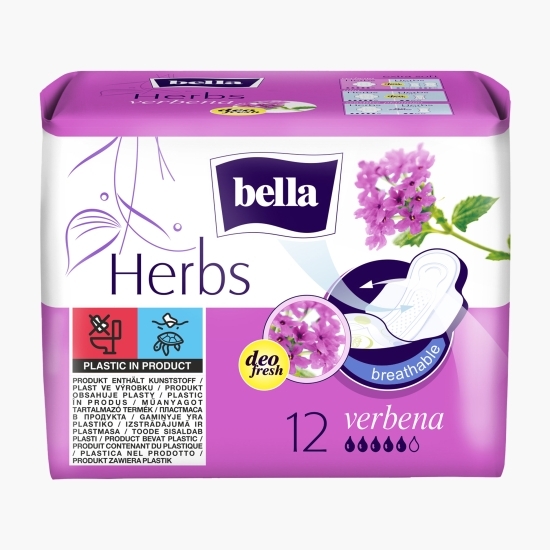 Absorbante parfumate Herbs Verbină 12 buc