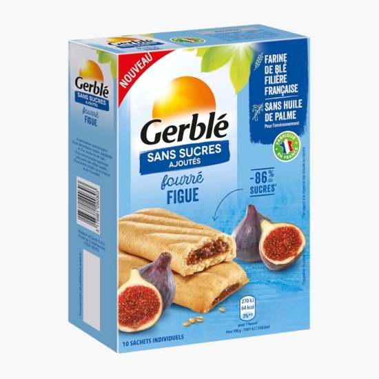 Biscuiți cu umplutură de smochine, fără zahăr, 180g