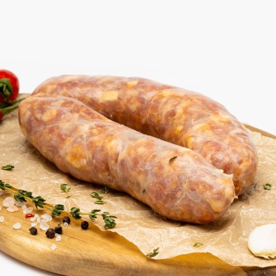 Carnați Alpin cu brânză Emmentaler 300g