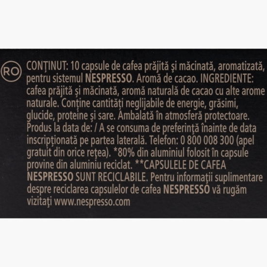Capsule cafea Barista Cioccolatino, 10 băuturi