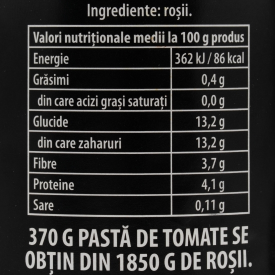 Pastă de tomate 23-25% 370g