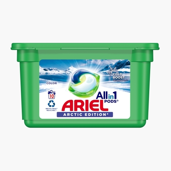 Detergent de rufe capsule All in One Pods Arctic Edition, 10 spălări