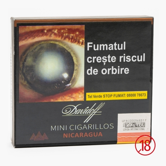 Țigări de foi Nicaragua Mini Cigarillos 20s