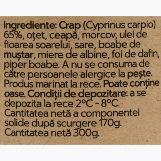 Marinată de crap cu oțet 300g