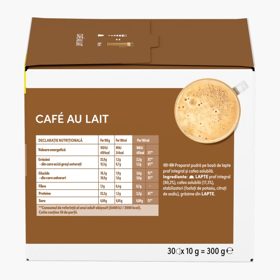 Café au Lait 30 băuturi 300g, capsule cafea