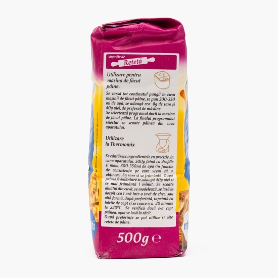 Făină de grâu albă 550 cu drojdie și maia 500g