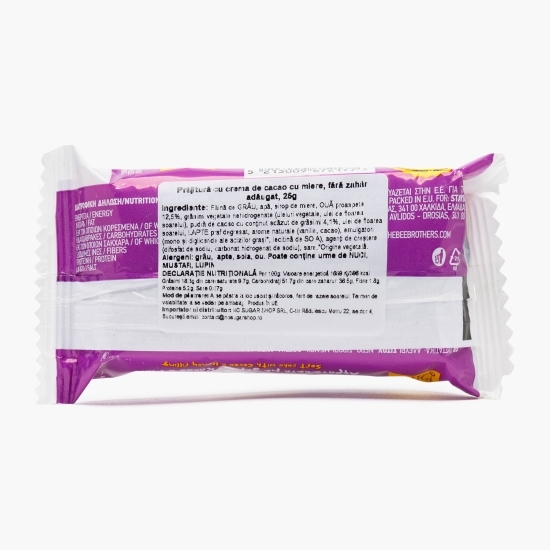 Prăjitură cu cremă de cacao și miere, fără zahăr adăugat, 25g