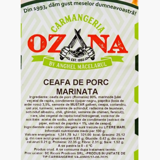 Ceafă de porc marinată 500g