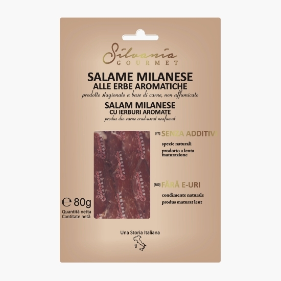 Salam Milanese cu ierburi aromate 80g