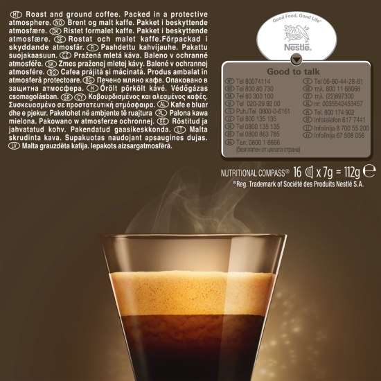 Capsule cafea Espresso Intenso 16 băuturi 112g