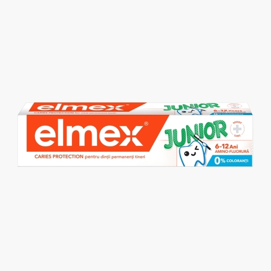 Pastă de dinți pentru copii cu fluor Junior, vârstă 6-12 ani, 75ml