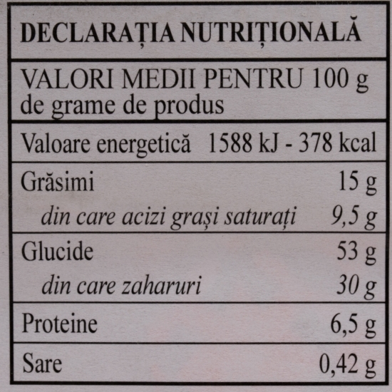 Panettone cu cremă de alune de pădure și decorat cu migdale, 1kg