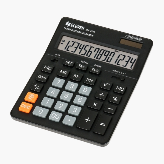 Calculator de birou 14 digiți, 199x153x31mm, Eleven SDC-554S
