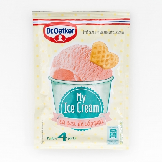 Praf de înghețată My Ice Cream cu gust de căpșuni 67g