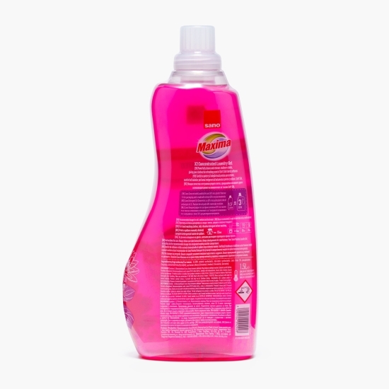 Detergent de rufe lichid gel Maxima Soft Silk, 60 spălări, 1.5l