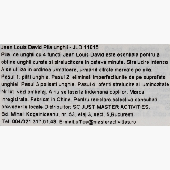 Pilă unghii cu 4 funcții
