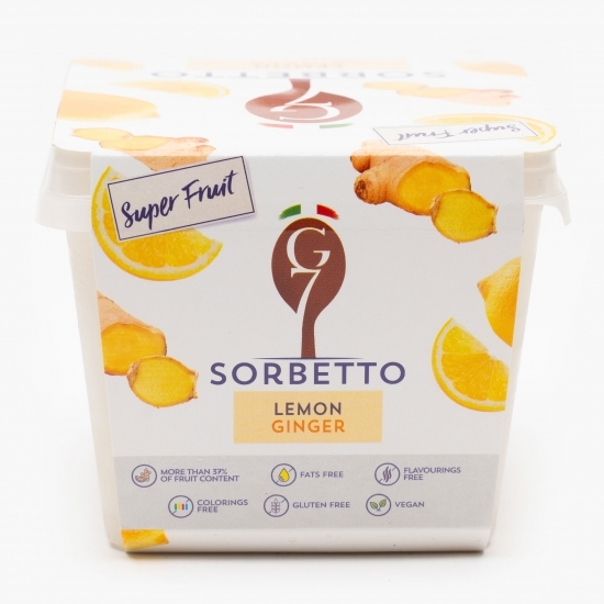 Sorbet lămâie și ghimbir 270g