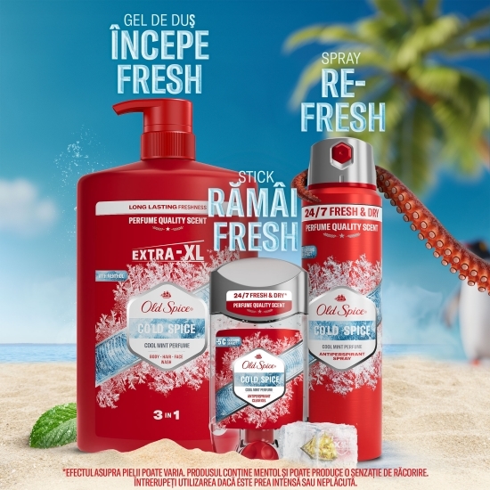 Gel duș și șampon 3în1 Cold Spice 1l