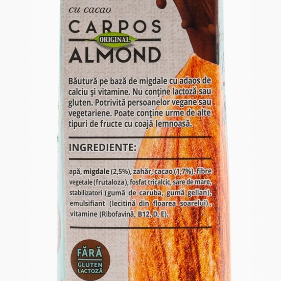 Băutură pe bază de migdale cu cacao Carpos 1l