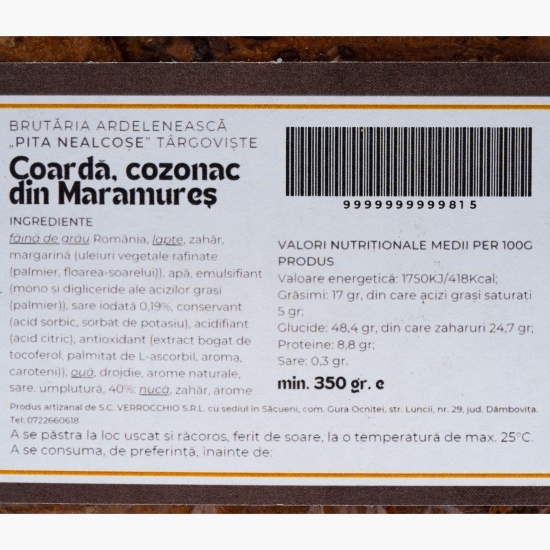 Coardă (cozonac zona Maramureșului) 350g