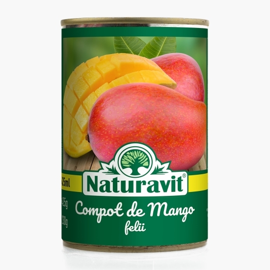 Compot de mango felii, în sirop 425g