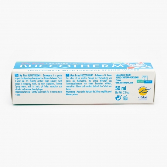 Pastă de dinți cu fluor pentru copii, 2-6 ani, 50ml