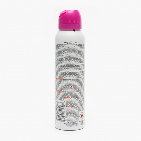 Deodorant Invisible Black White Colors Spray 150ml