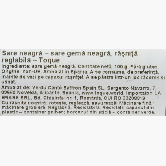 Râșniță sare neagră 100g