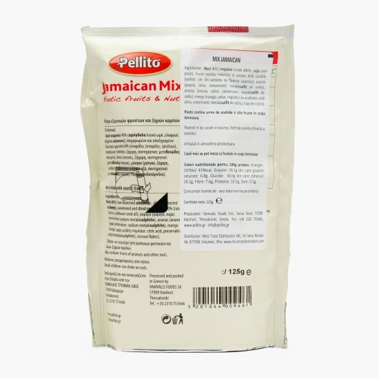 Mix exotic de fructe și nuci Jamaican Mix 125g