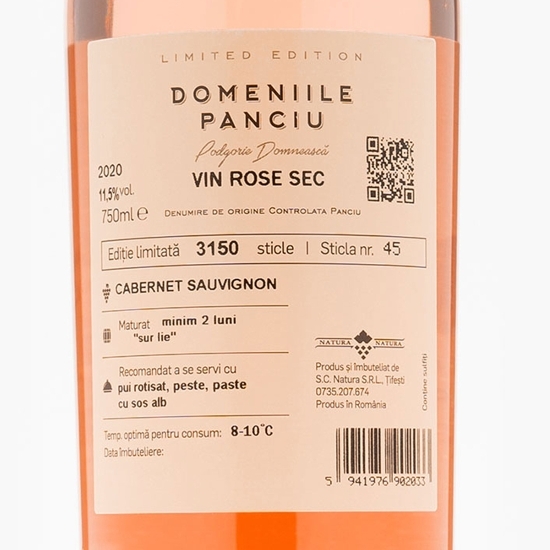 Vin rose sec Cabernet Sauvignon, 11.5%, 0.75l