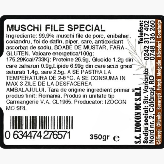 Mușchi file special 350g