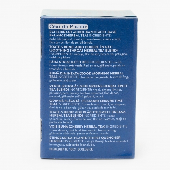 Asortiment de ceai eco 20 plicuri