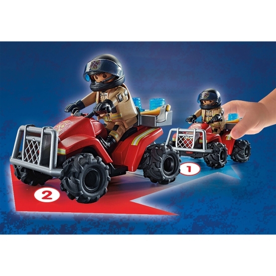 Set figurine - vehicul pompieri, 3+ ani