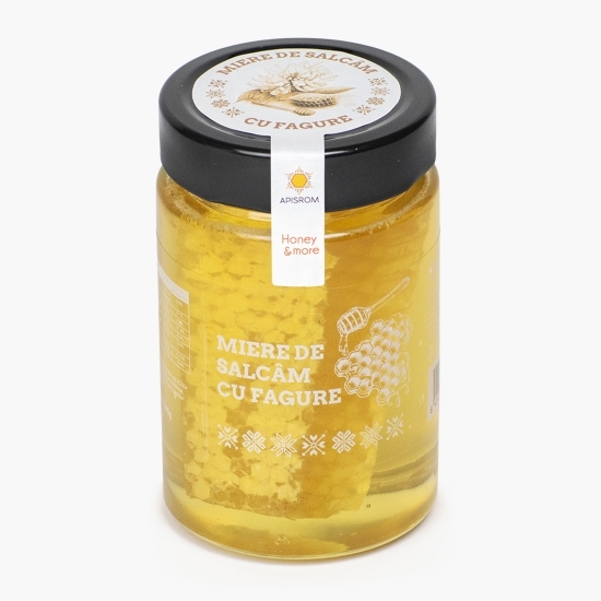 Miere de salcâm cu fagure 500g