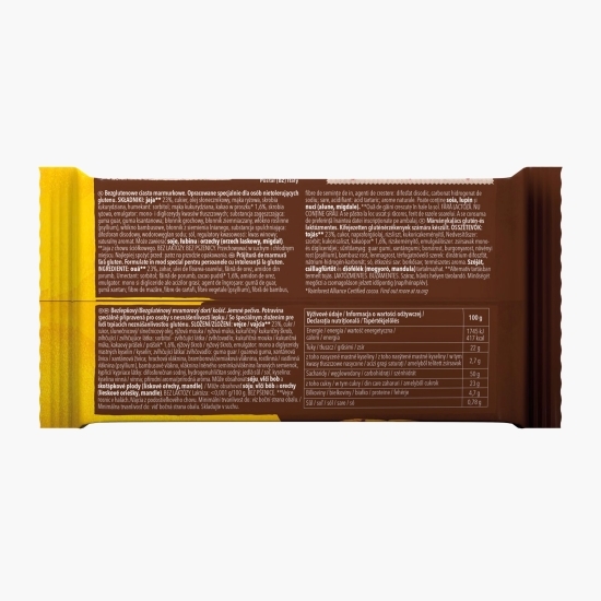 Chec cu vanilie și cacao Marble Cake, fără gluten și fără lactoză 250g