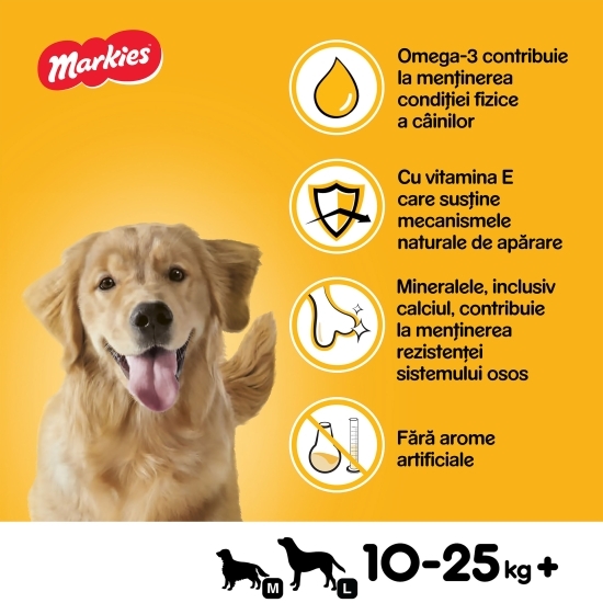 Recompense pentru câini adulți, 1.5kg, Markies cu măduvă