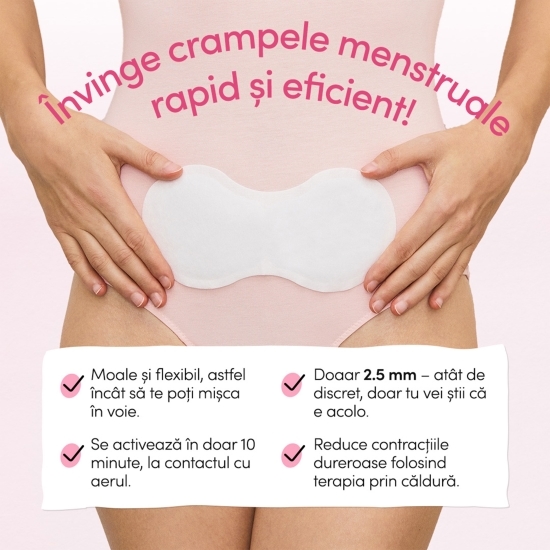 Plasturi termici menstruali 3 buc