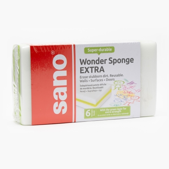 Bureți universali Wonder Sponge Extra, 6 buc