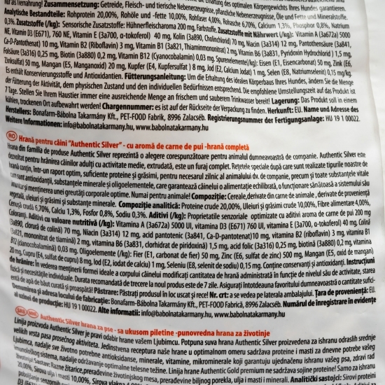 Hrană pentru câini, 10kg, cu pui
