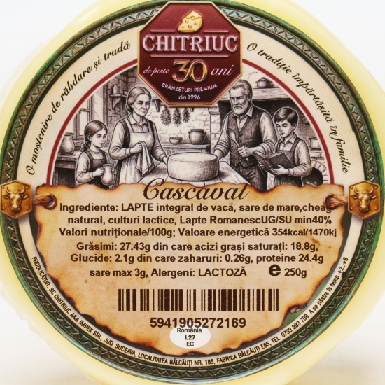 Cașcaval clasic 250g