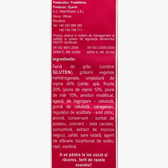 Cornulețe cu vișine 300g