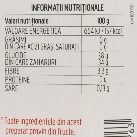 Dulceață eco de fructe de pădure 250g