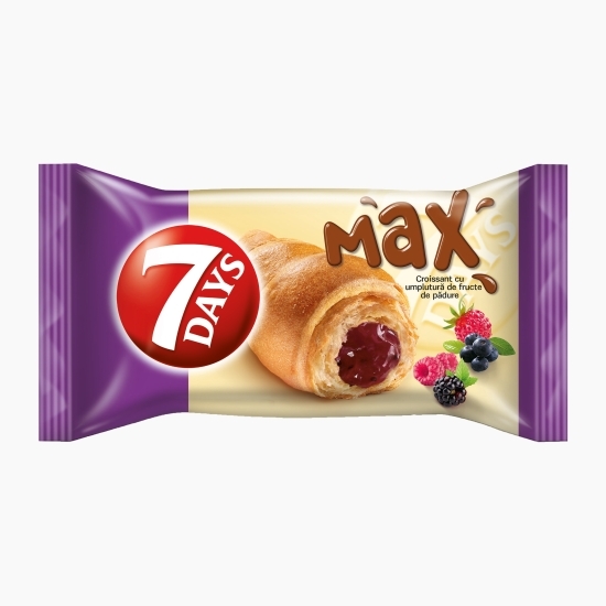 Croissant Max cu cremă de fructe de pădure 85g