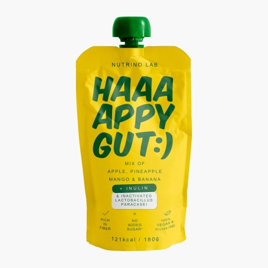 Piure cu măr, ananas, mango și banană Happy Gut 180g